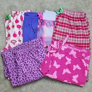 Lot of Girl's PJ Pants